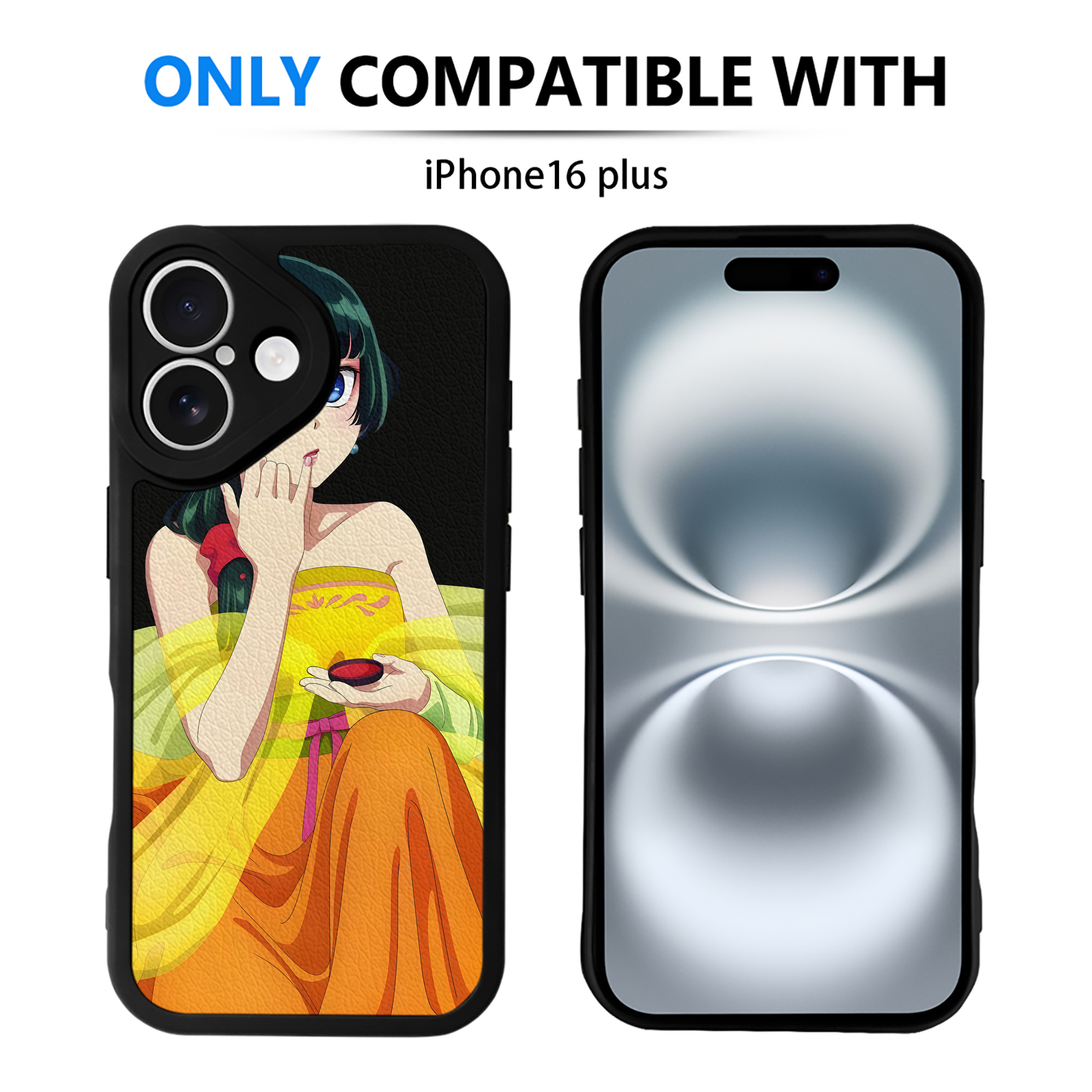 （画像用） 薬屋のひとりごと The Apothecary Diaries 【iPhone 16シリーズ対応】シリコンスマホケース（レザー調） 材質：シリコン